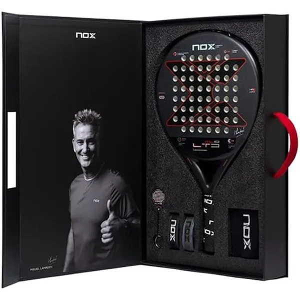 Padel Racket Nox PACK ML 10 LP CUP LTD23 Carbon fibre