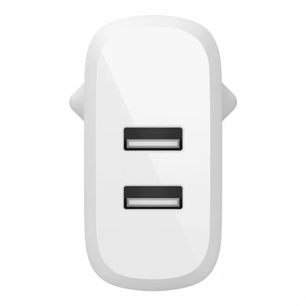 Wall Charger + MFI Certified Lightning Cable Belkin WCD001VF1MWH White Multicolour