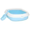 Kaķu tualete + lāpstiņa Springos PA0245 40x33x11 cm, blue