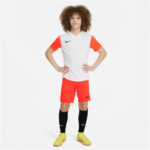 Child's Short Sleeve T-Shirt Nike TIEMPO PREMIER 2 TEE DH8389 101 White (12 Years)