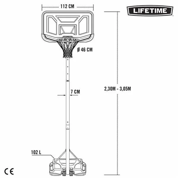 Basketball Basket Lifetime