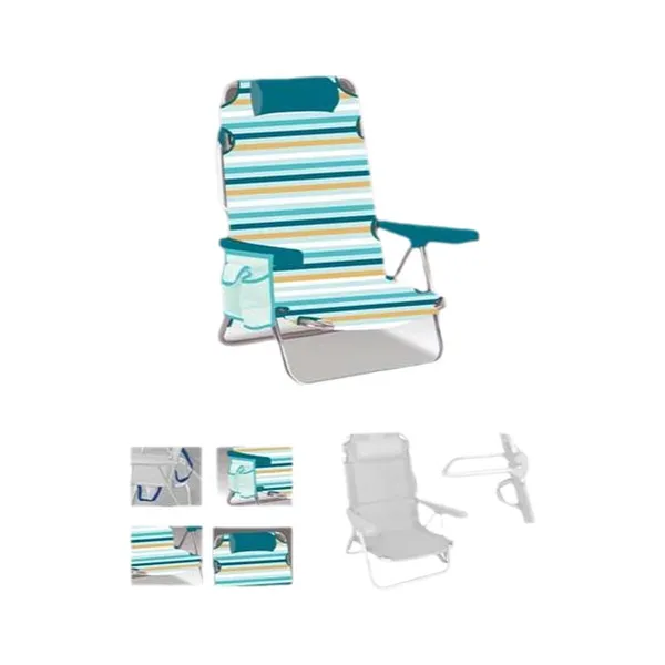 Beach Chair Yellow Green 25 cm