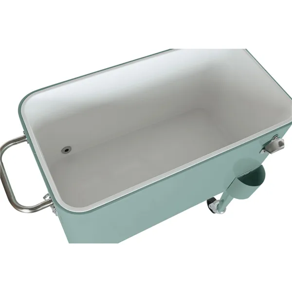 Portable Fridge Home ESPRIT Green Steel polypropylene 56 L 74 x 43 x 80 cm
