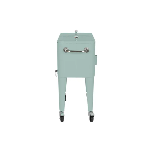 Portable Fridge Home ESPRIT Green Steel polypropylene 56 L 74 x 43 x 80 cm