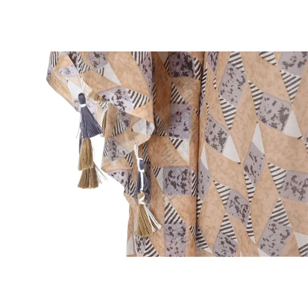 Sarong Home ESPRIT Brown Turquoise Coral (3 Units)