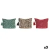 Travel Vanity Case Home ESPRIT Brown Green Pink Mediterranean 20 x 5 x 25 cm (3 Units)