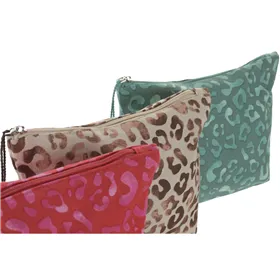 Travel Vanity Case Home ESPRIT Brown Green Pink Mediterranean 20 x 5 x 25 cm (3 Units)