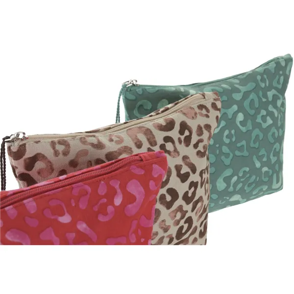 Travel Vanity Case Home ESPRIT Brown Green Pink Mediterranean 20 x 5 x 25 cm (3 Units)