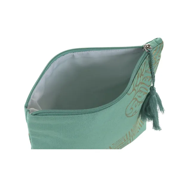 Travel Vanity Case Home ESPRIT Green Beige Golden Coral Mediterranean 20 x 5 x 25 cm (3 Units)