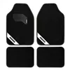Car Floor Mat MOMO MOMLCM012BW White Black Universal