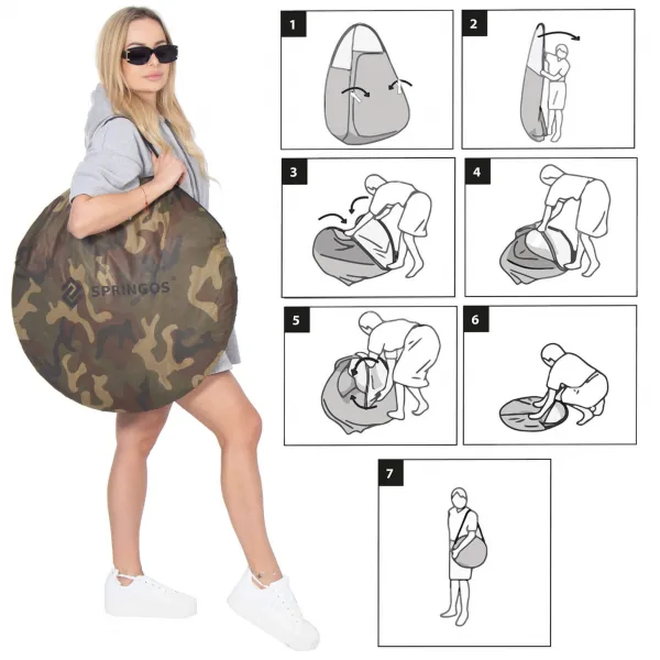 Pop up -teltta Springos PT027 120 x 120 x 190 cm