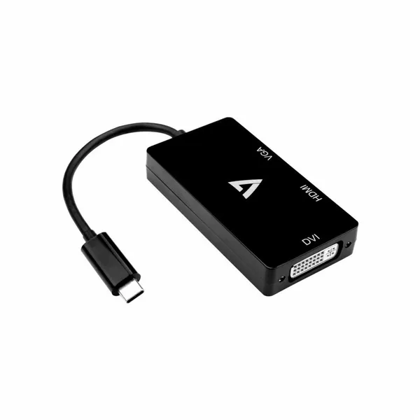 USB-C to HDMI Adapter V7 V7UC-VGADVIHDMI-BLK Black