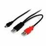 USB 2.0 A to Mini USB B Cable Startech USB2HABMY6           Red Black