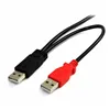 USB 2.0 A to Mini USB B Cable Startech USB2HABMY6           Red Black