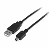 USB A to USB B Cable Startech USB2HABM1M           Black