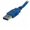 USB Cable Startech USB3SEXT1M           USB A Blue