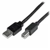 USB A to USB B Cable Startech USB2HAB65AC          Black