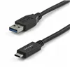 USB A to USB C Cable Startech USB31AC1M            Black