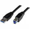 USB A to USB B Cable Startech USB3SAB5M Black