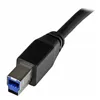 USB A to USB B Cable Startech USB3SAB5M Black