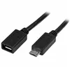 Cable Micro USB Startech USBUBEXT50CM         Black