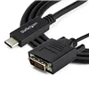 USB C to DVI Adapter Startech CDP2DVIMM2MB Black