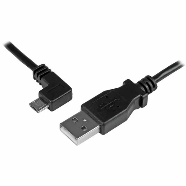 USB Cable Startech USBAUB50CMLA         Black 0,5 m