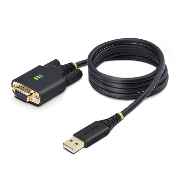 USB Cable Startech 1P3FFCNB-USB-SERIAL Black 1 m