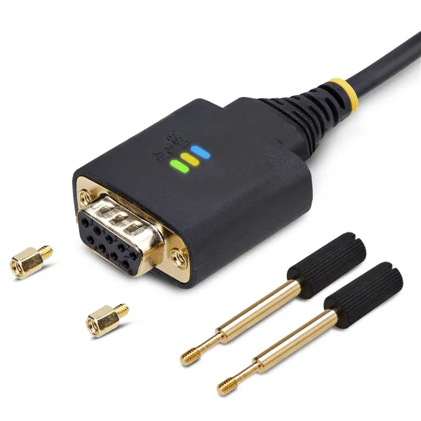 USB Cable Startech 1P3FFCNB-USB-SERIAL Black 1 m