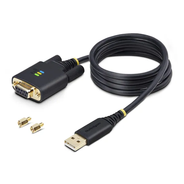 USB Cable Startech 1P3FFCNB-USB-SERIAL Black 1 m
