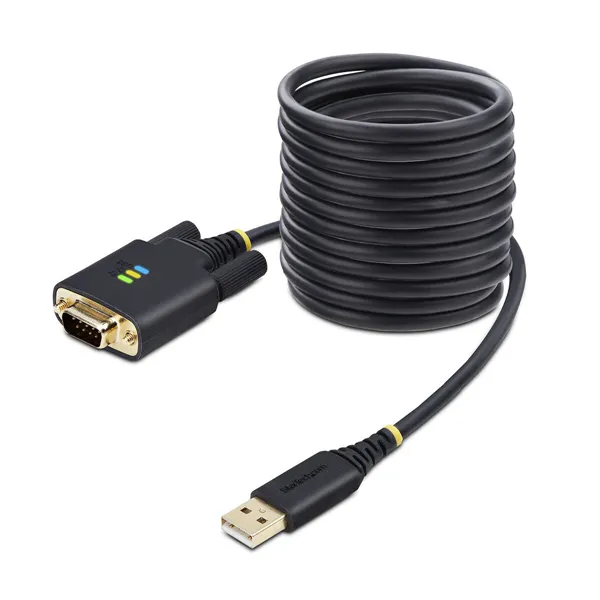 USB Cable Startech 1P10FFC-USB-SERIAL Black 3 m