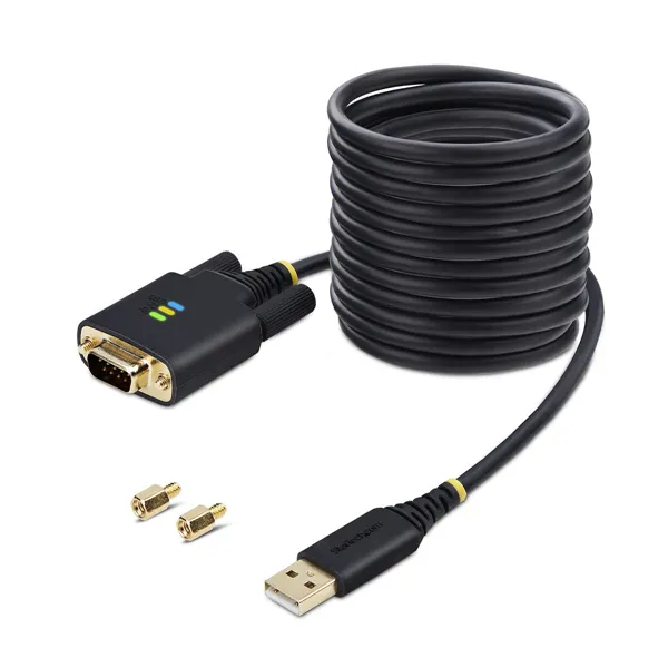 USB Cable Startech 1P10FFC-USB-SERIAL Black 3 m