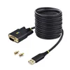 USB Cable Startech 1P10FFC-USB-SERIAL Black 3 m