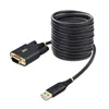 USB Cable Startech 1P10FFC-USB-SERIAL Black 3 m