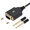 USB Cable Startech 2P6FFC-USB-SERIAL Black Grey