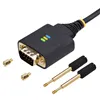 USB Cable Startech 2P6FFC-USB-SERIAL Black Grey