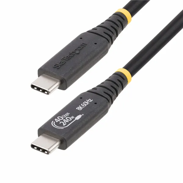 USB Cable Startech 1M-40G-USB4-CABLE Black 1 m