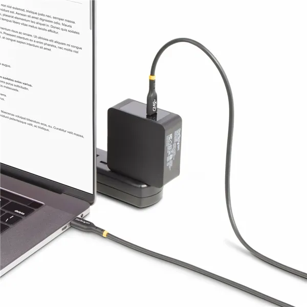 USB Cable Startech USB2EPR3M Black 3 m