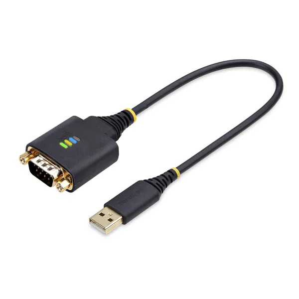 USB Cable Startech 1P1FFC-USB-SERIAL Black 30 cm