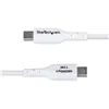 USB Cable Startech USB2AC1MNCWHE White 1 m