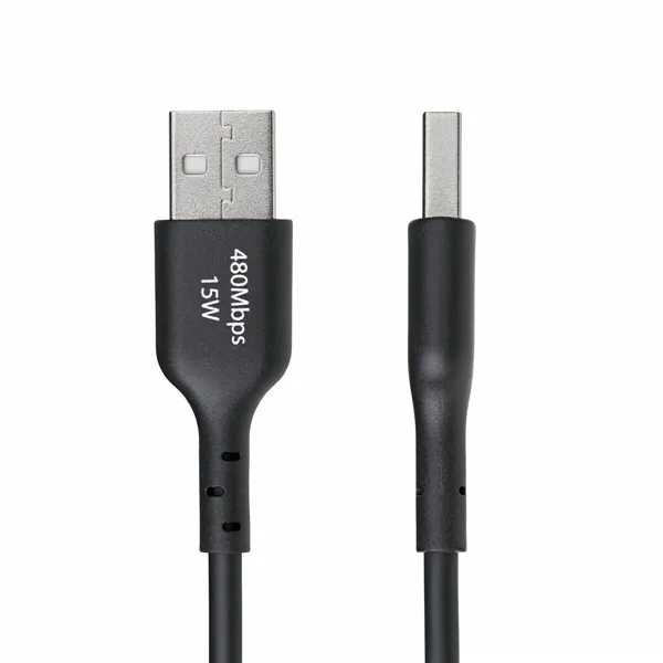 USB Cable Startech USB2AC2MNC Black 2 m