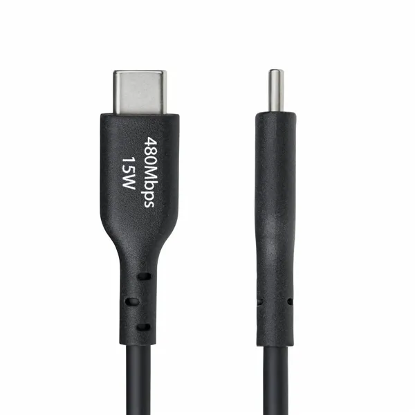 USB Cable Startech USB2AC2MNC Black 2 m
