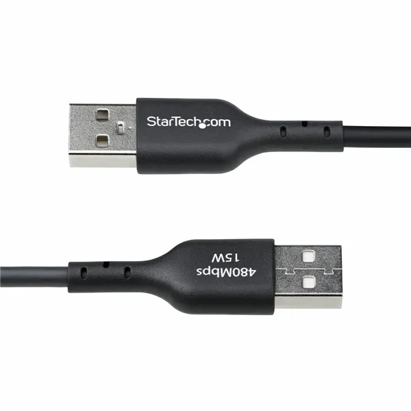 USB Cable Startech USB2AC2MNC Black 2 m
