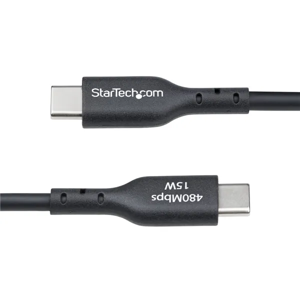 USB Cable Startech USB2AC2MNC Black 2 m