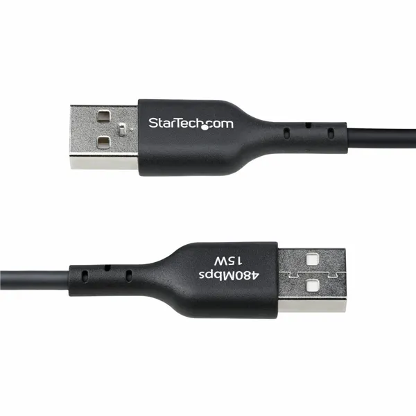USB Cable Startech USB2AC1MNC Black 1 m