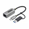 USB Cable Startech C21GA-USB-ETHERNET Grey