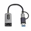 USB Cable Startech C21GA-USB-ETHERNET Grey