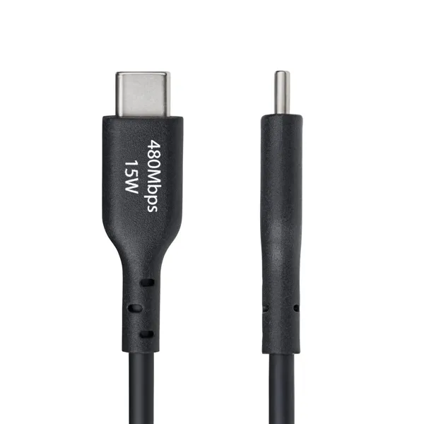 USB Cable Startech USB2AC15CMBK Black