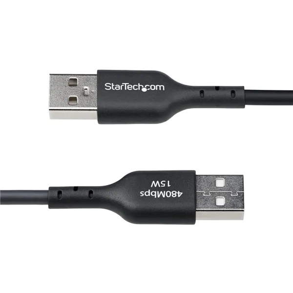 USB Cable Startech USB2AC15CMBK Black
