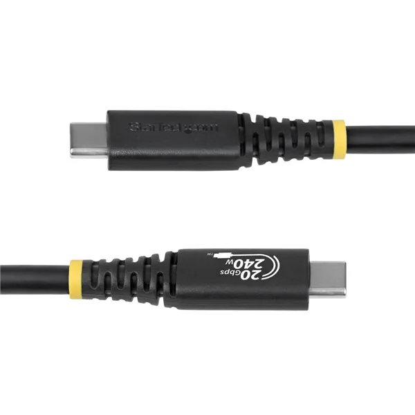 USB Cable Startech CC2M20GUSB4TP Black 2 m